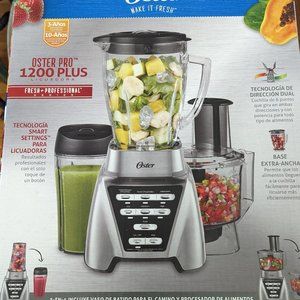 New in Box  Oster Blender | Pro 1200 with Glass Jar, 24-Ounce Smoothie Cup